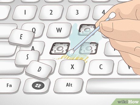 How to clean a laptop keyboard